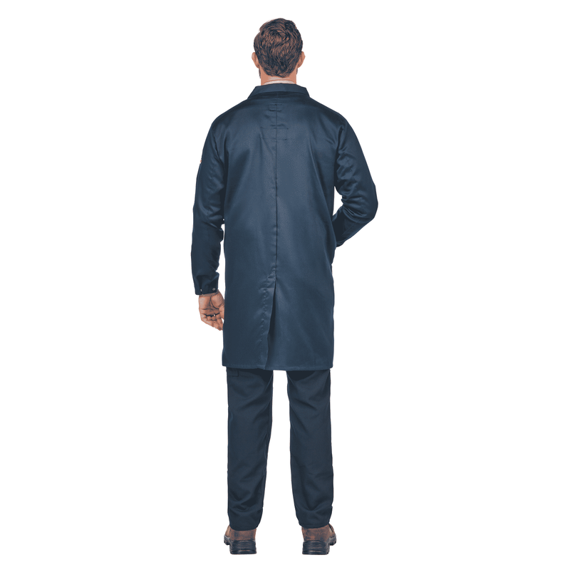 Men's Concealed Snap Front Lab Coat image number 3