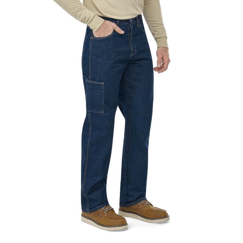 Men's Heavyweight Excel FR Denim Dungaree image number 3