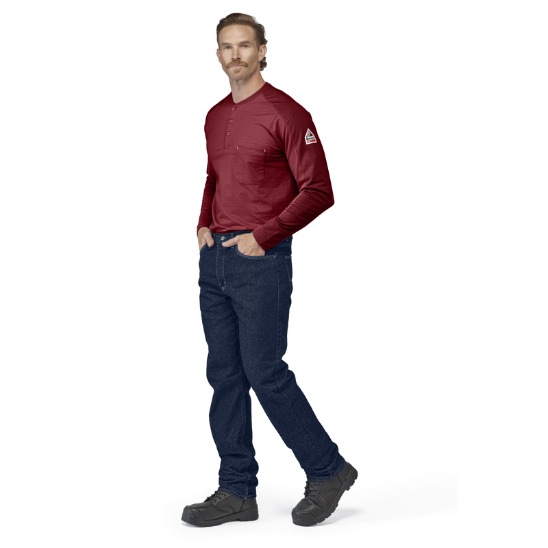 Men's Flex Knit Henley image number 5