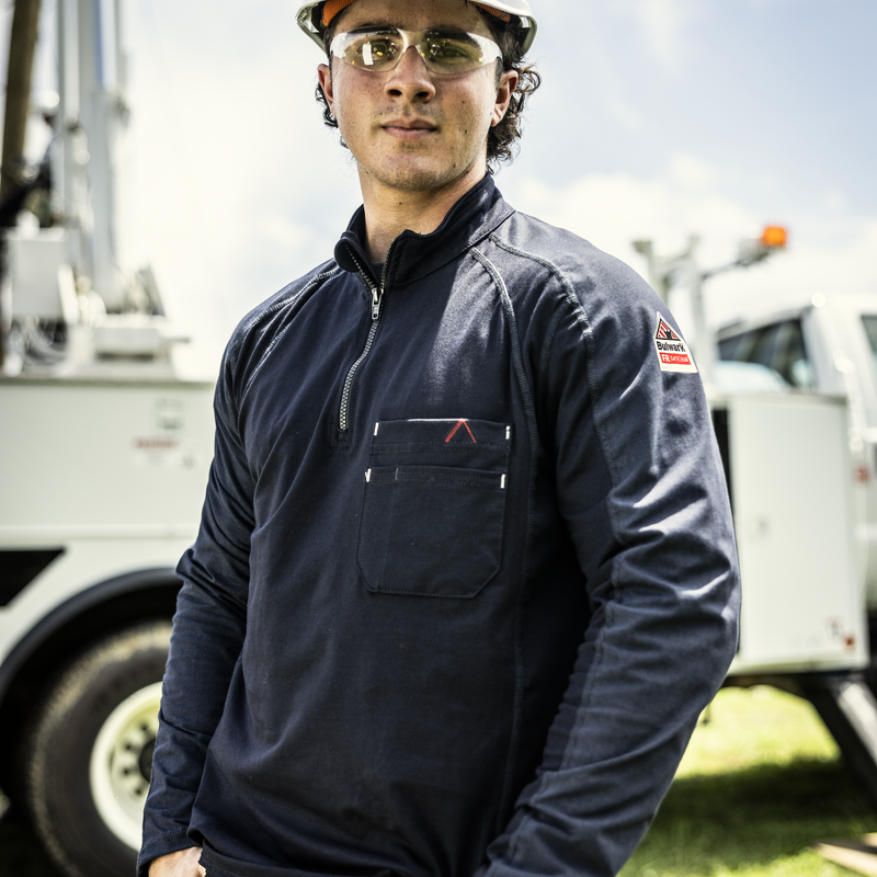 Men's 1/4 Zip Flex Knit image number 7