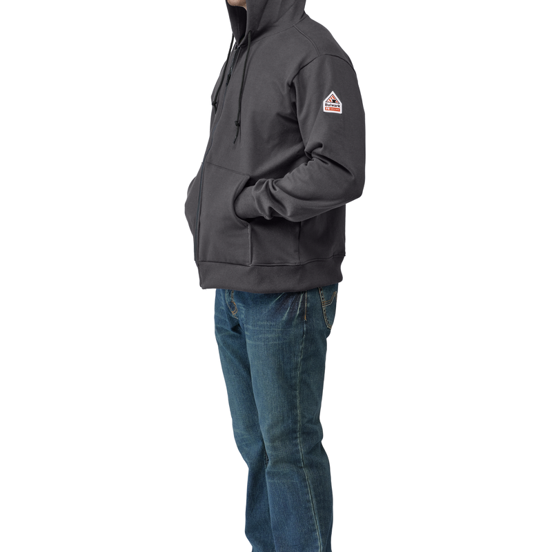 Men's Fleece FR Zip-Front Hooded Sweatshirt image number 8