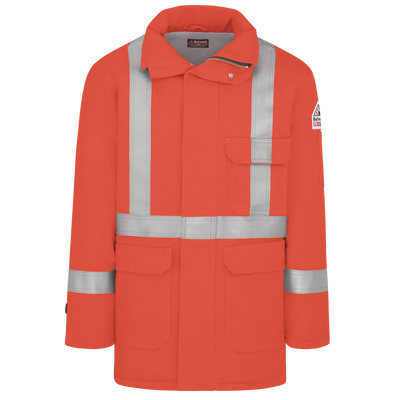 Men's Heavyweight FR Insulated Deluxe Parka with 2" Reflective Striping