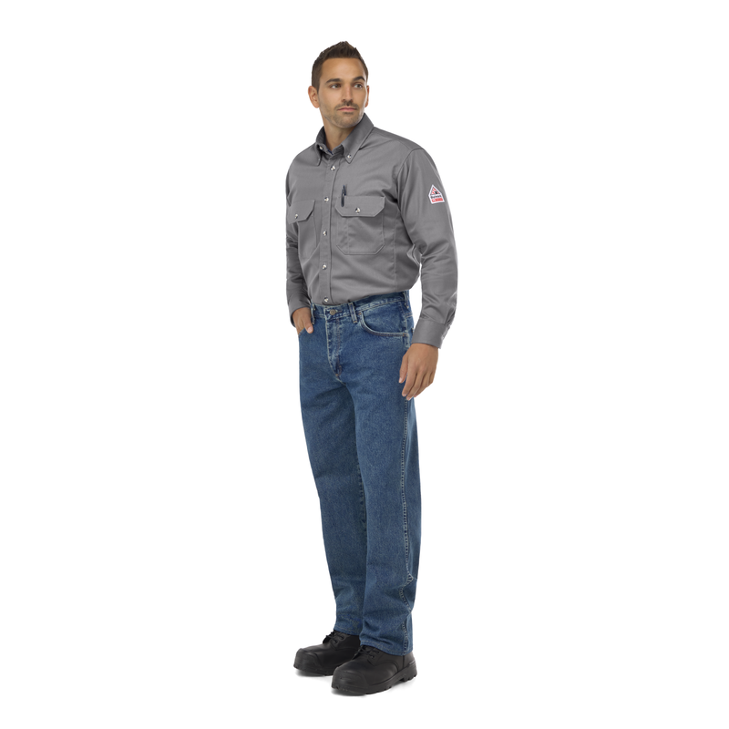 Men's Midweight FR Dress Uniform Shirt image number 5