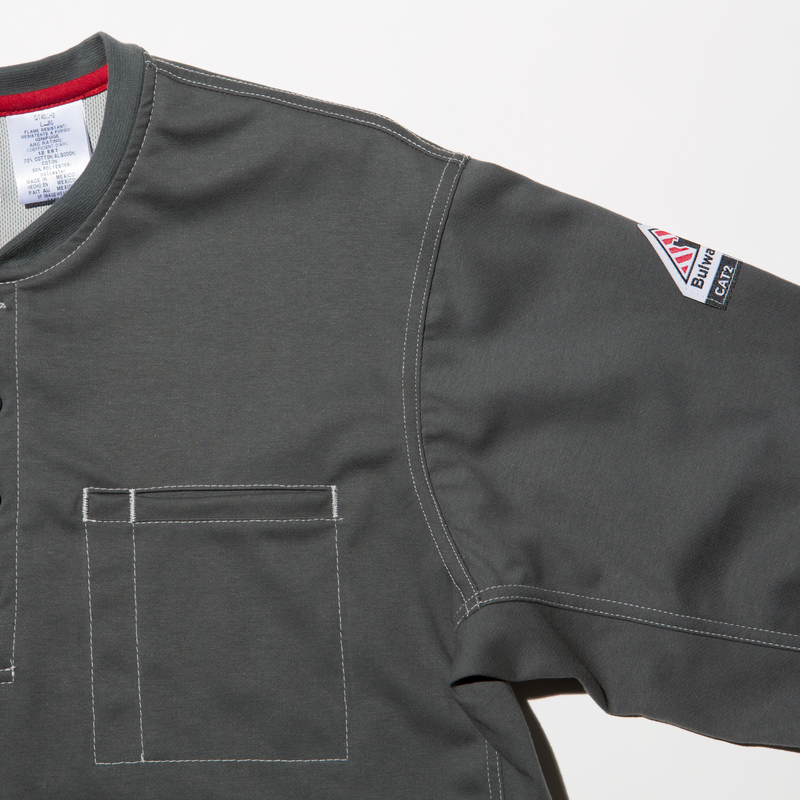 iQ Series&reg; Comfort Plus Knit Men's FR Henley image number 9
