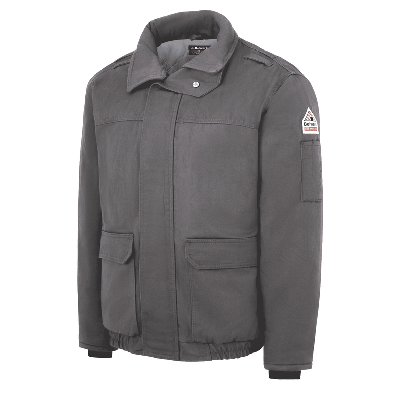 Men's Heavyweight FR Insulated Bomber Jacket image number 3