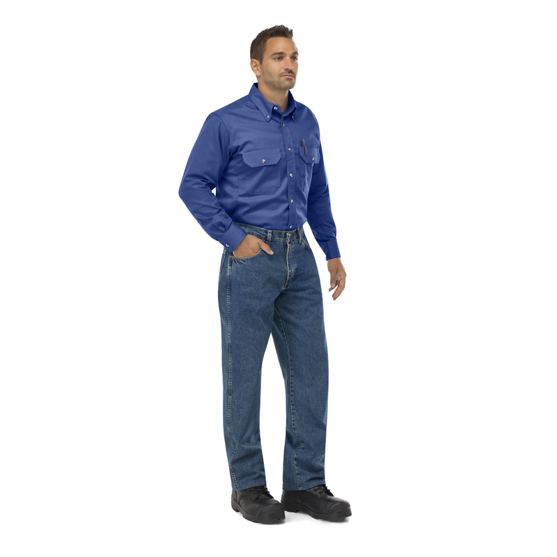 Men's Midweight FR Dress Uniform Shirt image number 4