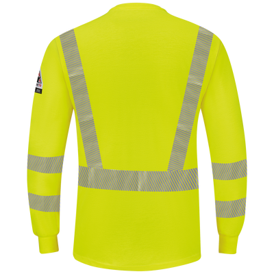 Men's Hi-Visibility Lightweight Long Sleeve Henley