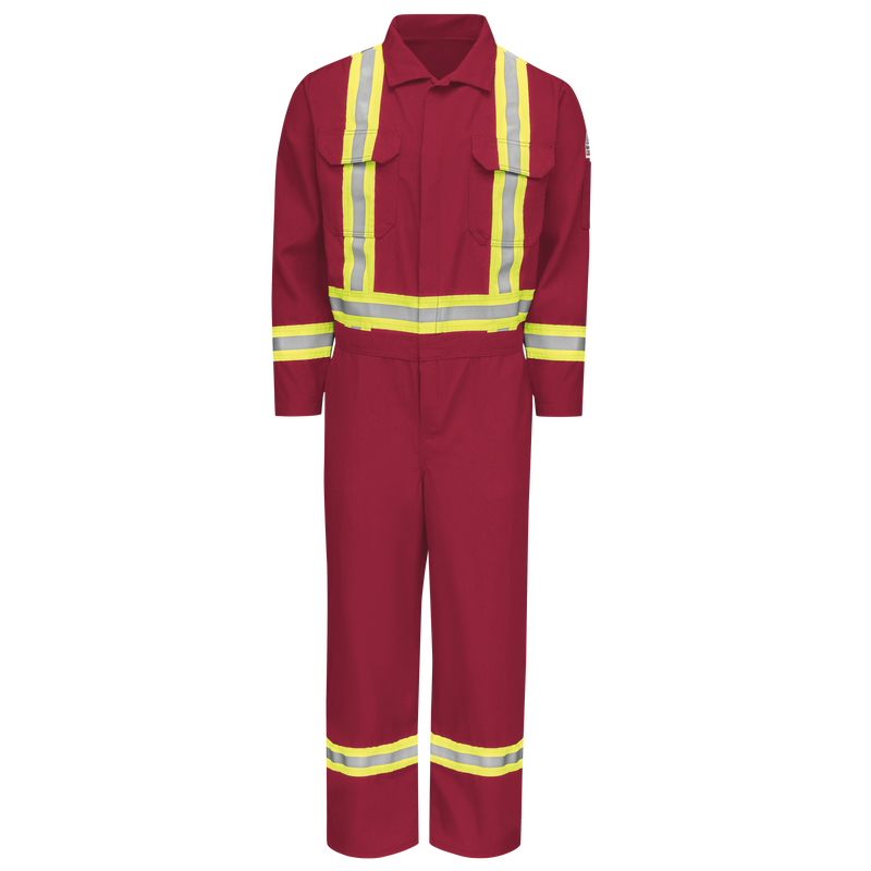 Men's Midweight Nomex FR Premium Coverall with CSA Compliant Reflective Trim image number 0