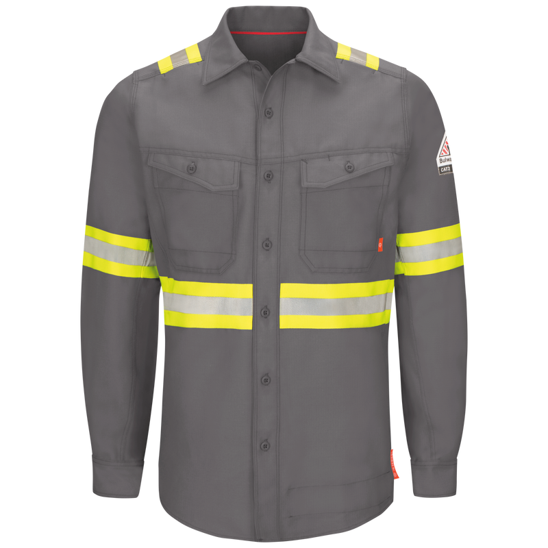 iQ Series&reg; Endurance Men's FR Enhanced Visibility Work Shirt image number 0