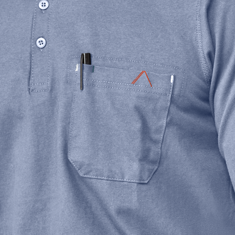 Men's Flex Knit Henley image number 8