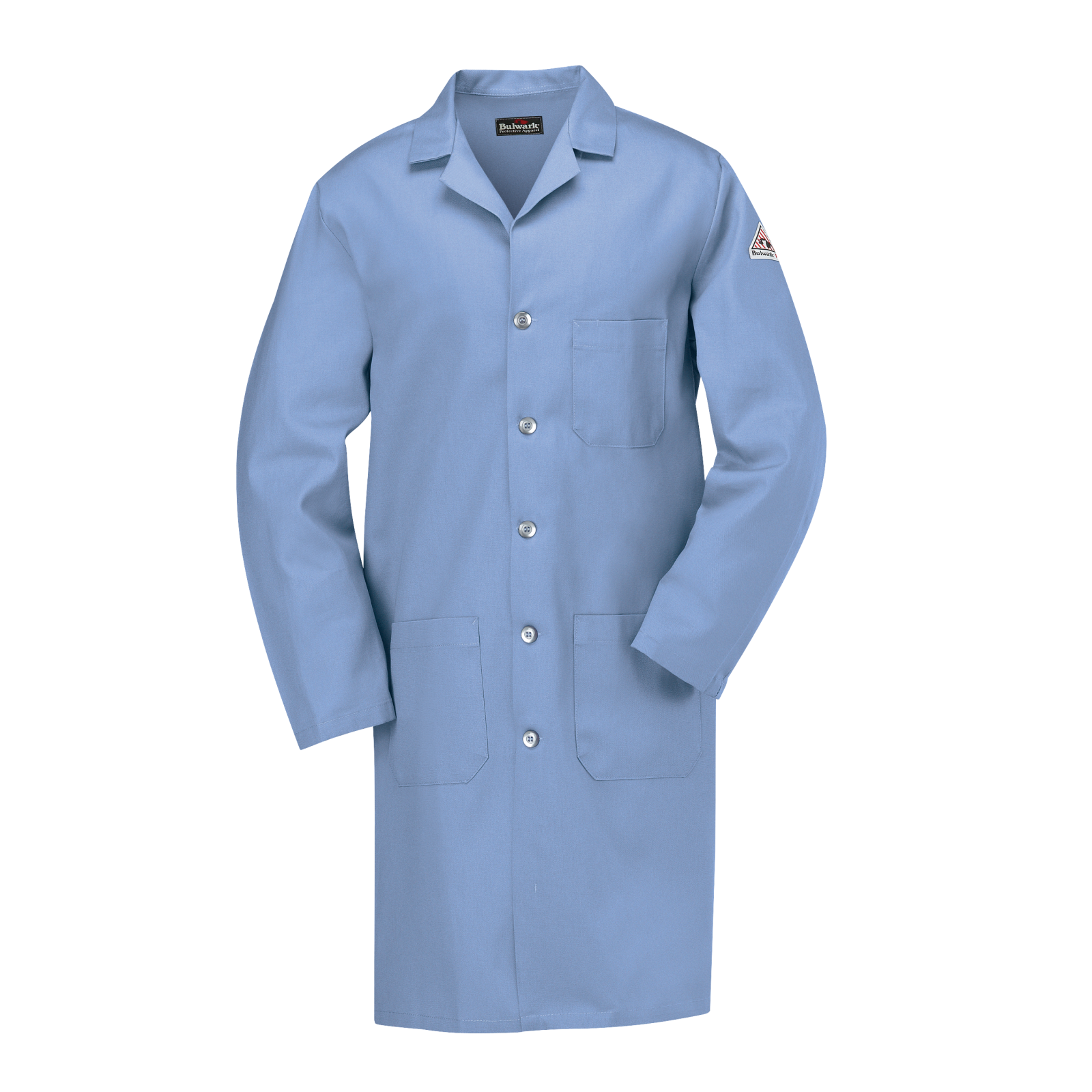 fleece lined lab coat