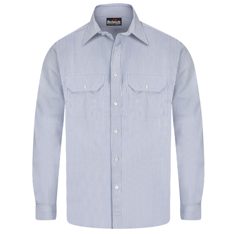 Men's Midweight FR Striped Uniform Shirt image number 0