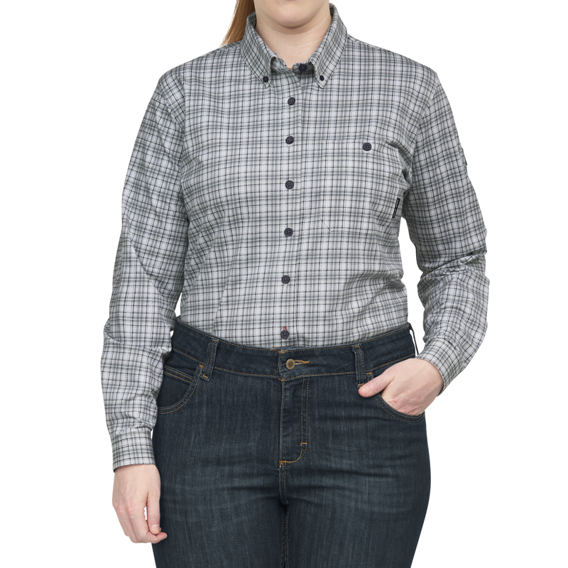 Bulwark FR Women's Flex Knit Button Down Shirt image number 0