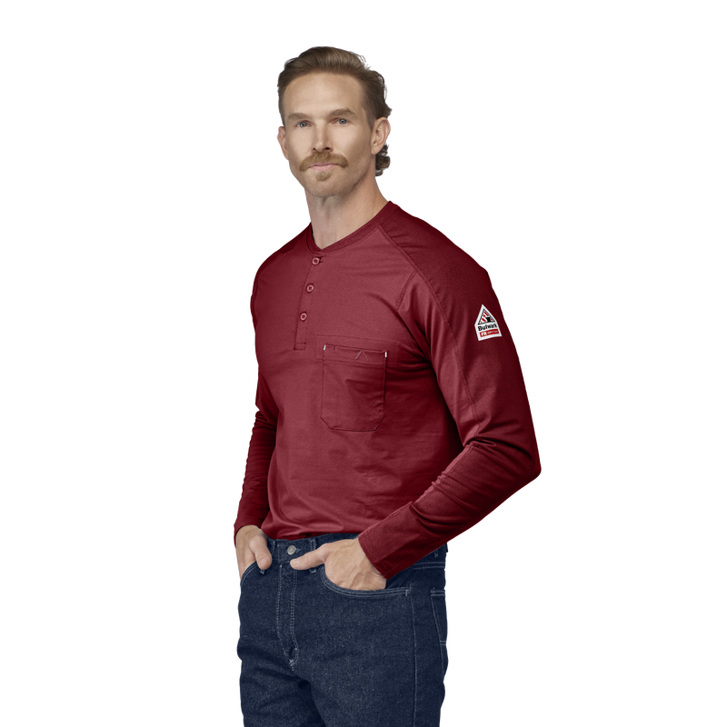 Men's Flex Knit Henley image number 2