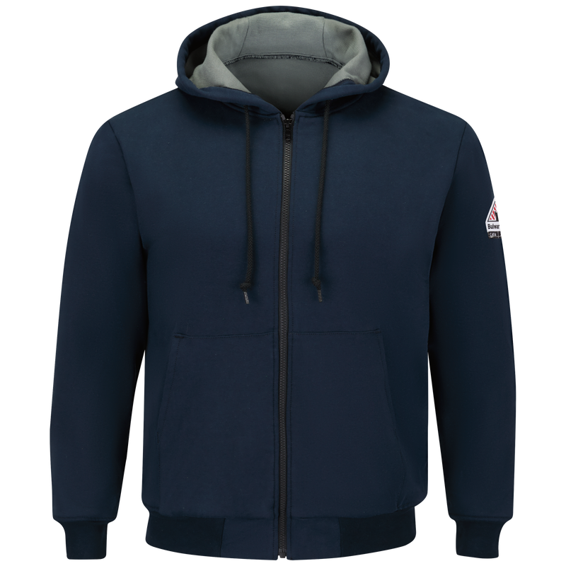 Men's Thermal Lined Zip-Front Hooded Sweatshirt image number 4