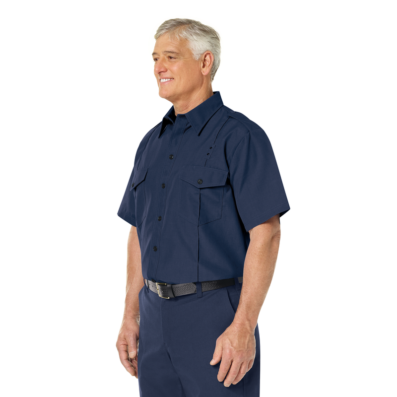 Men's Classic Short Sleeve Fire Chief Shirt image number 8