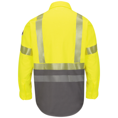Men's Hi-Visibility Color-Block Uniform Shirt