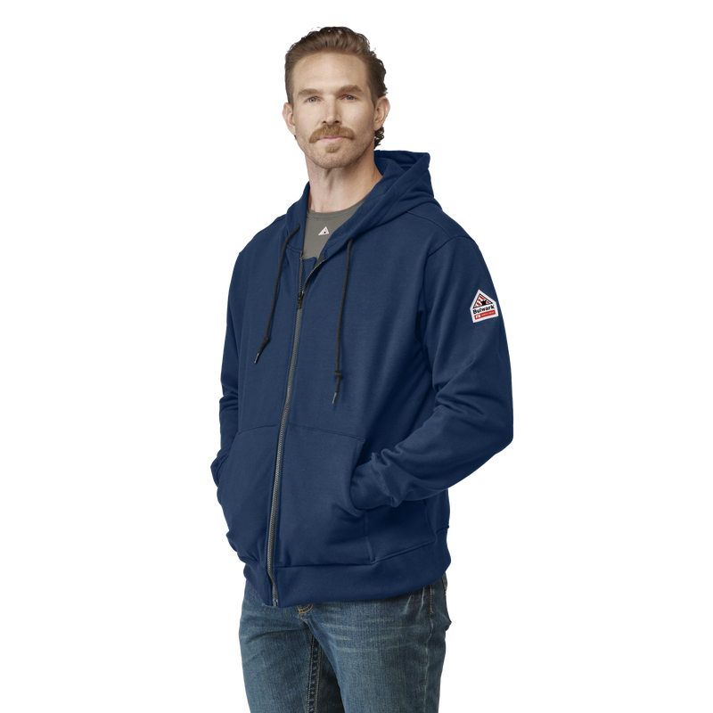 Men's Fleece FR Zip-Front Hooded Sweatshirt image number 2