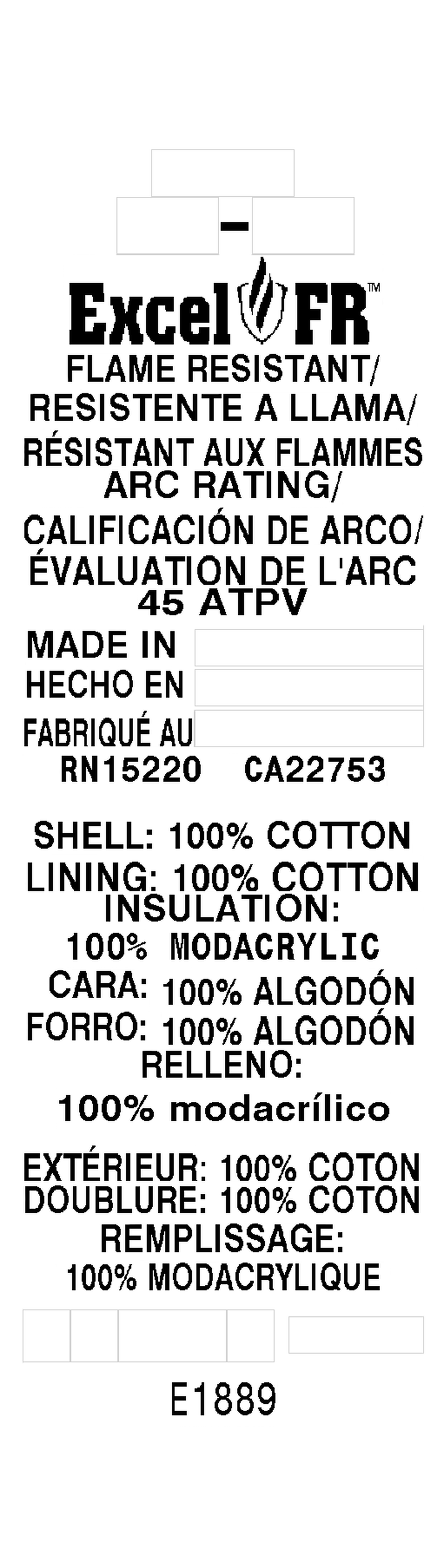 care and content information