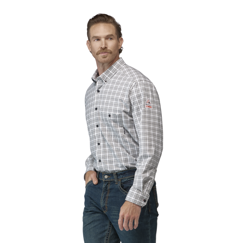 Bulwark FR Flex Knit Button Down Shirt image number 2