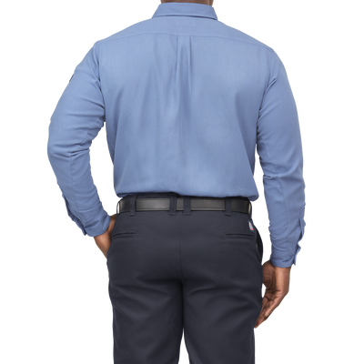 Men's iQ Series® Comfort Woven Long Sleeve Lightweight Shirt