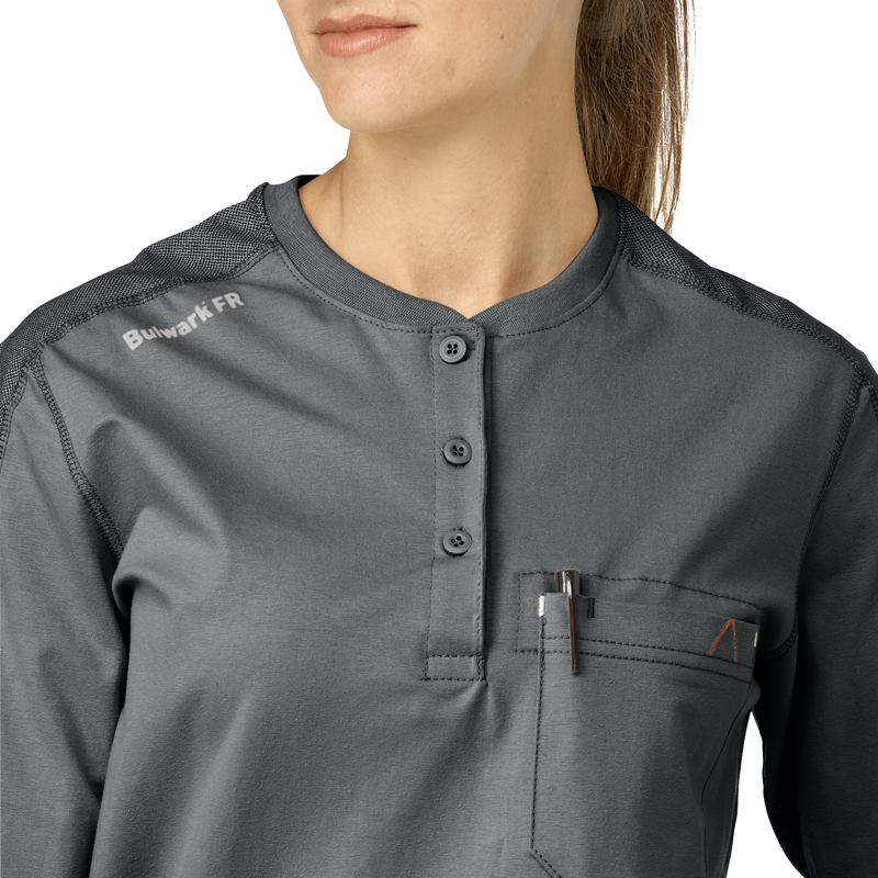 Women's Flex Knit Henley image number 10