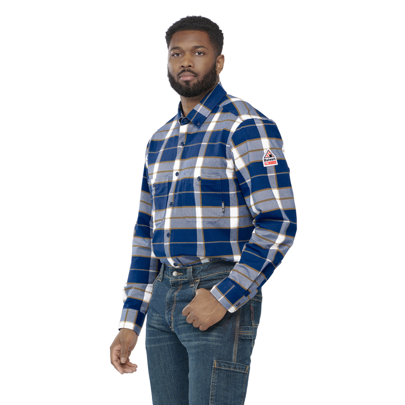 Bulwark FR Flex Knit Button Down Shirt image number 2
