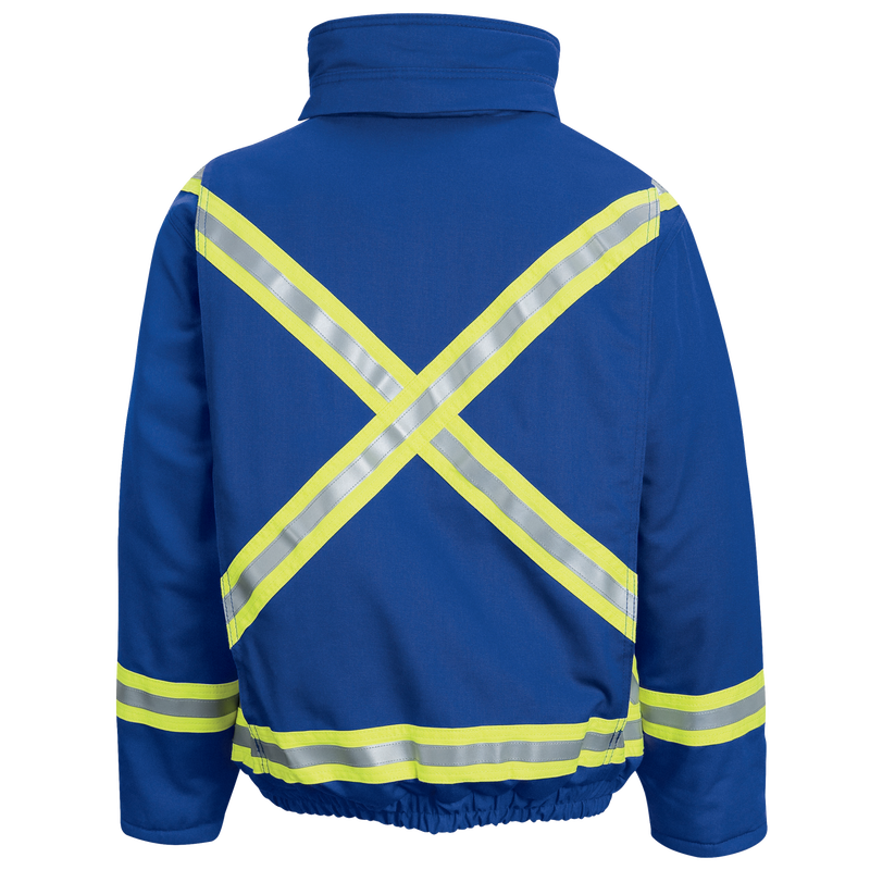 Men's Lightweight Nomex FR Lined Bomber Jacket with Reflective Trim image number 1