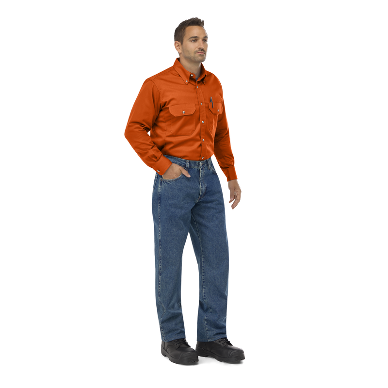 Men's Midweight FR Dress Uniform Shirt image number 6