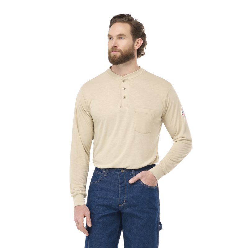 Men's Long Sleeve Lightweight Henley Shirt image number 0