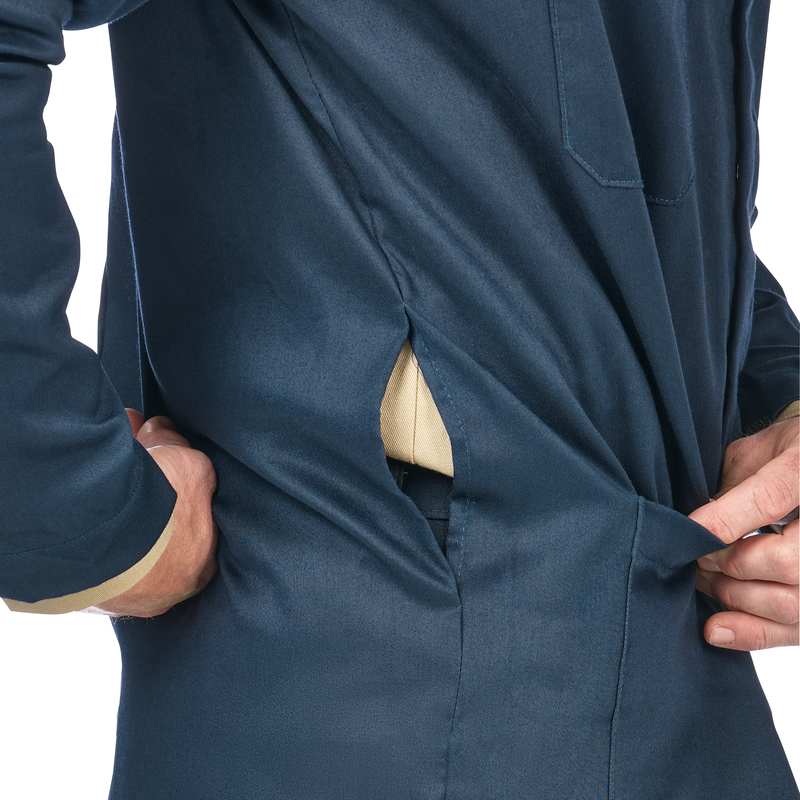 Men's Concealed Snap Front Lab Coat image number 8
