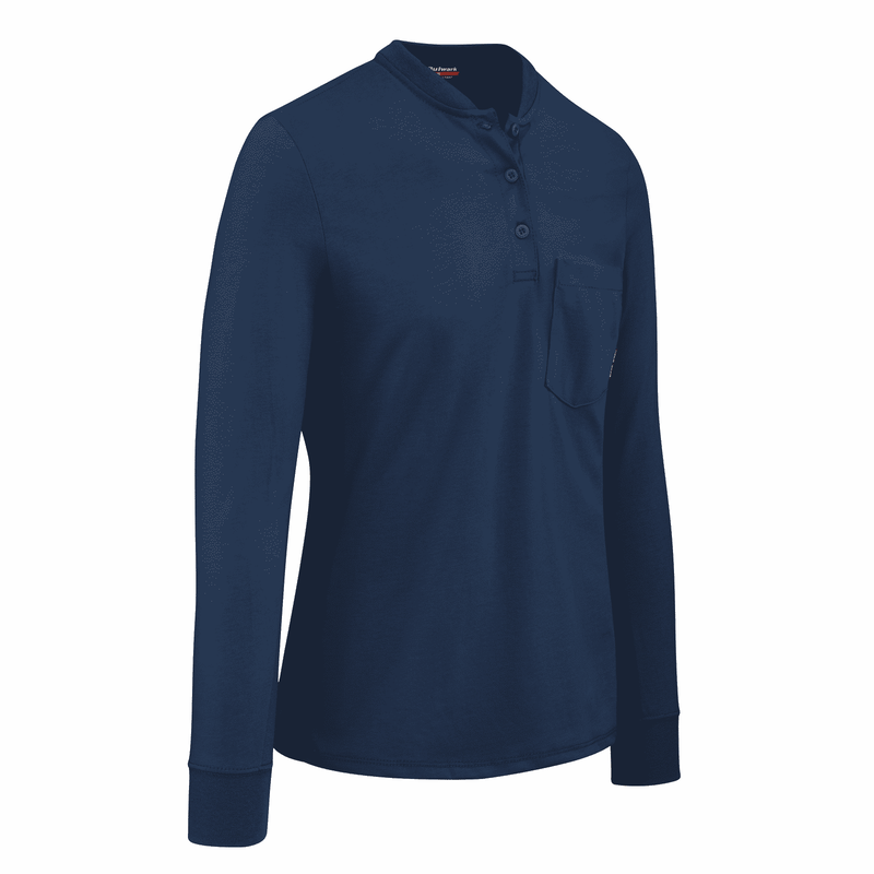 Women's Lightweight FR Henley image number 2