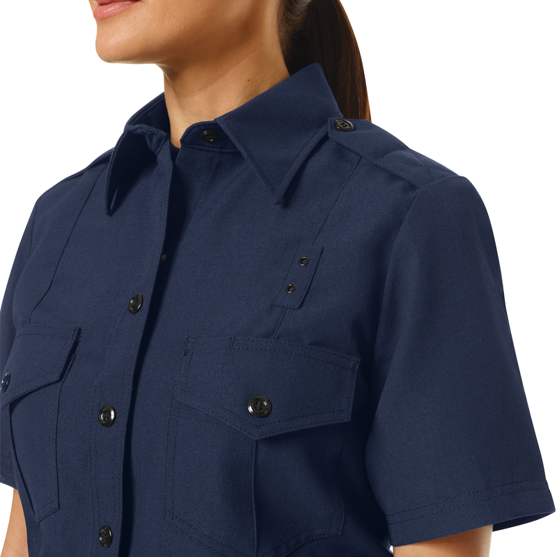 Women's Short Sleeve Classic Fire Chief Shirt image number 12