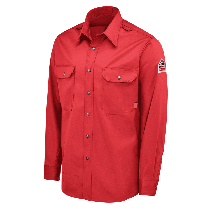 iQ Series&reg; Men's Midweight Comfort Snap-Front Woven Shirt image number 3