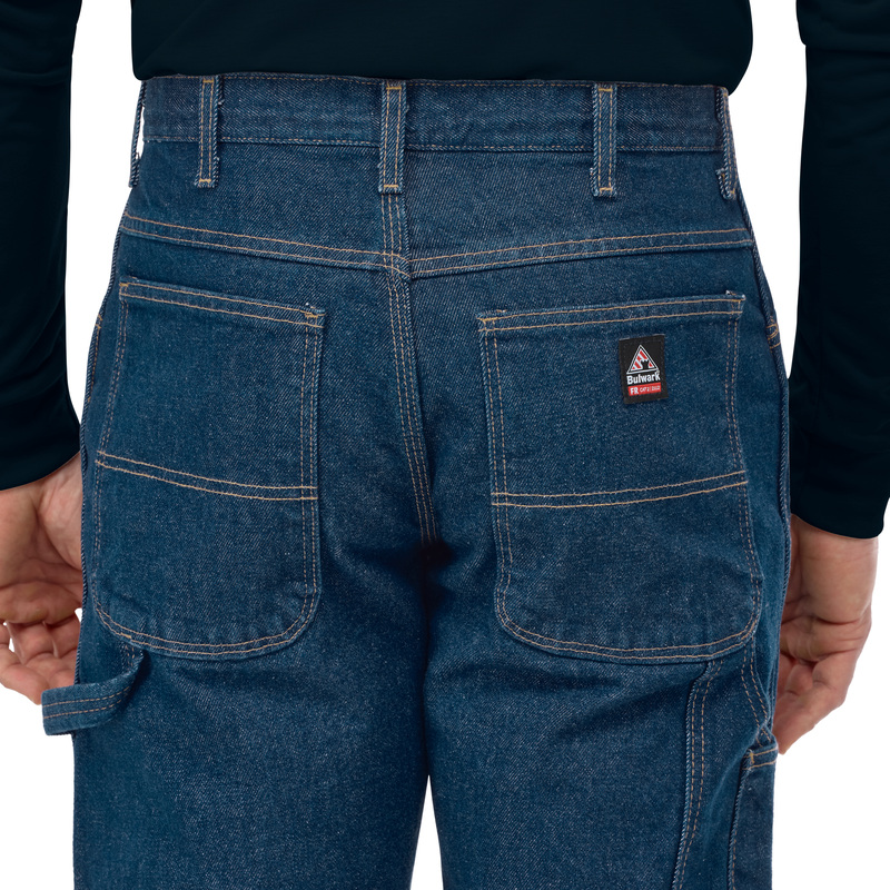 Men's Heavyweight Excel FR Denim Dungaree image number 12