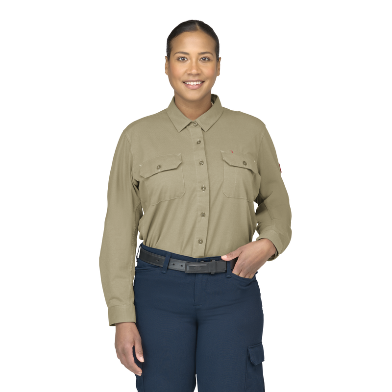 Women's Flex Knit Button Down Shirt image number 0