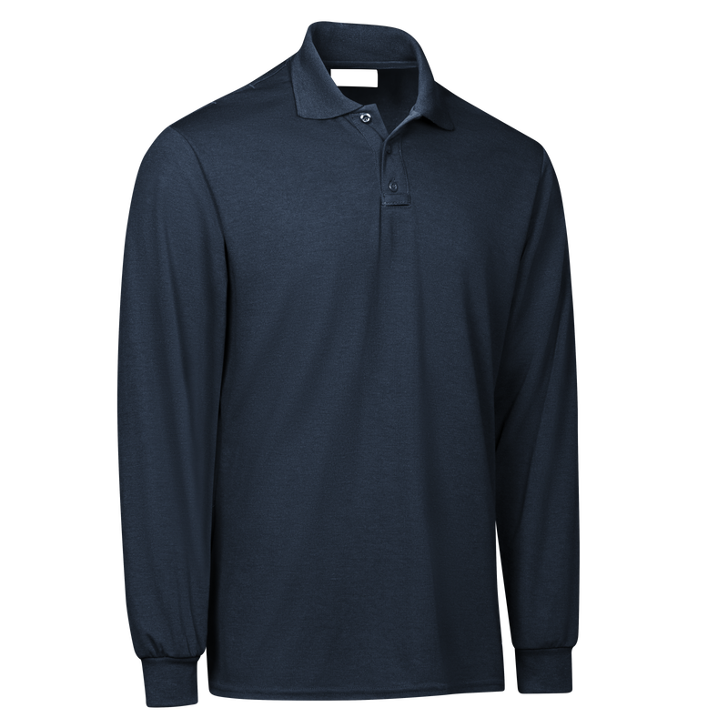 Men's Long Sleeve Station Wear Polo Shirt image number 2