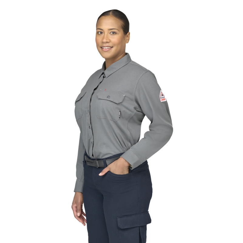 Women's Flex Knit Button Down Shirt image number 2