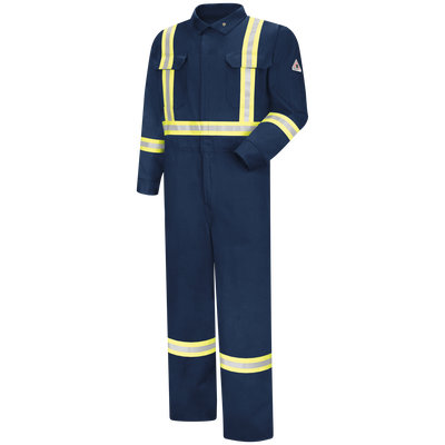Men's Premium Coverall with Reflective Trim