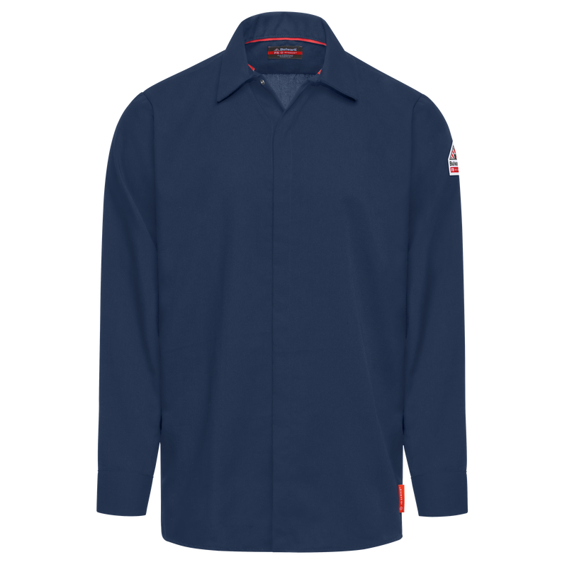 iQ Series® Comfort Woven Men's Lightweight FR Food Processing Shirt image number 0