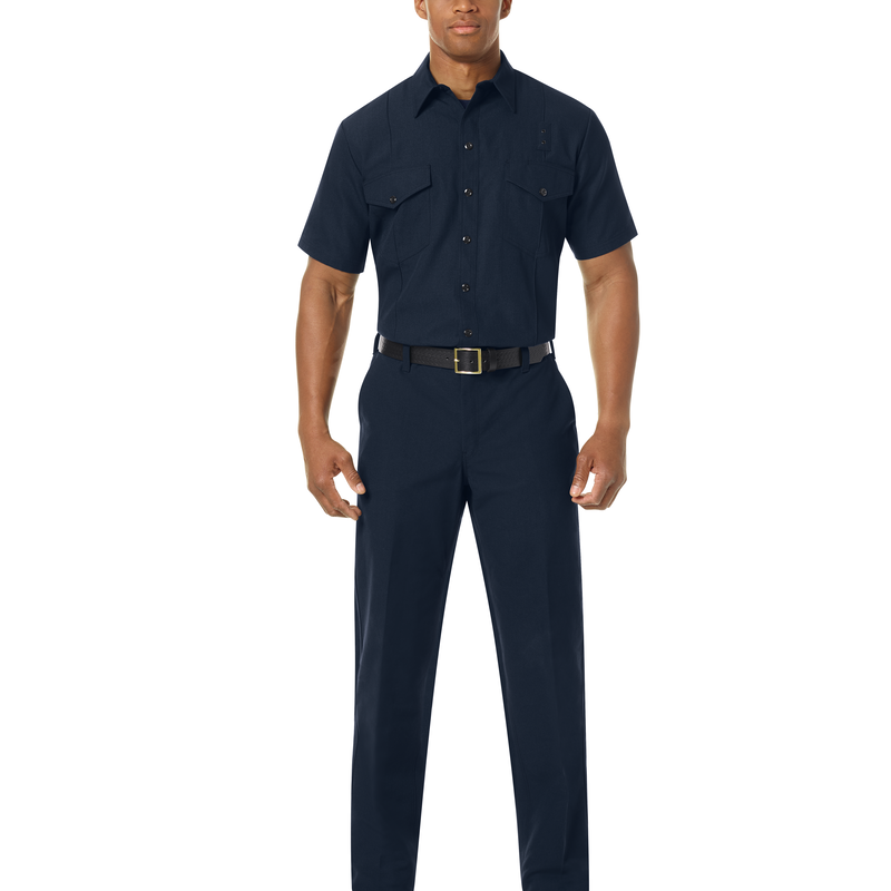 Men's Classic Short Sleeve Western Firefighter Shirt image number 3
