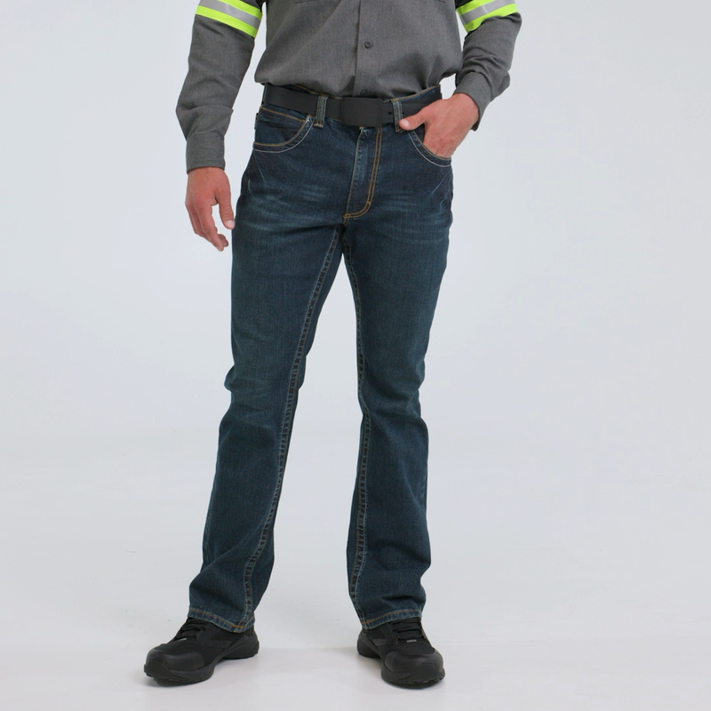 Men's Relaxed Fit Bootcut Jean with Stretch image number 31