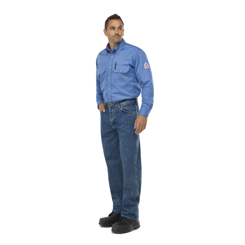 Men's Midweight FR Dress Uniform Shirt image number 5
