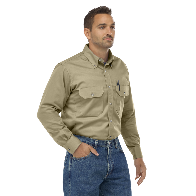 Men's Midweight FR Dress Uniform Shirt image number 2