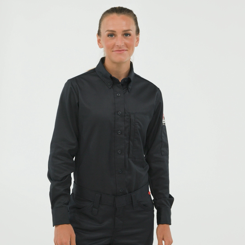 iQ Series Women&rsquo;s Midweight Comfort Woven Shirt image number 2