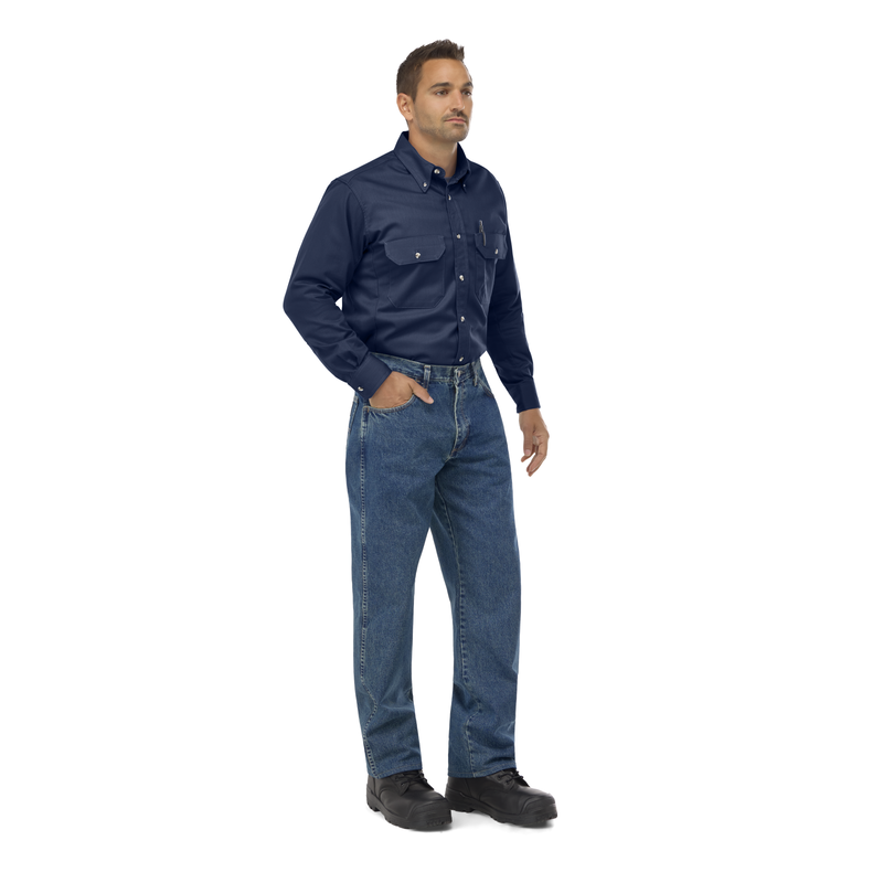 Men's Midweight FR Dress Uniform Shirt image number 4