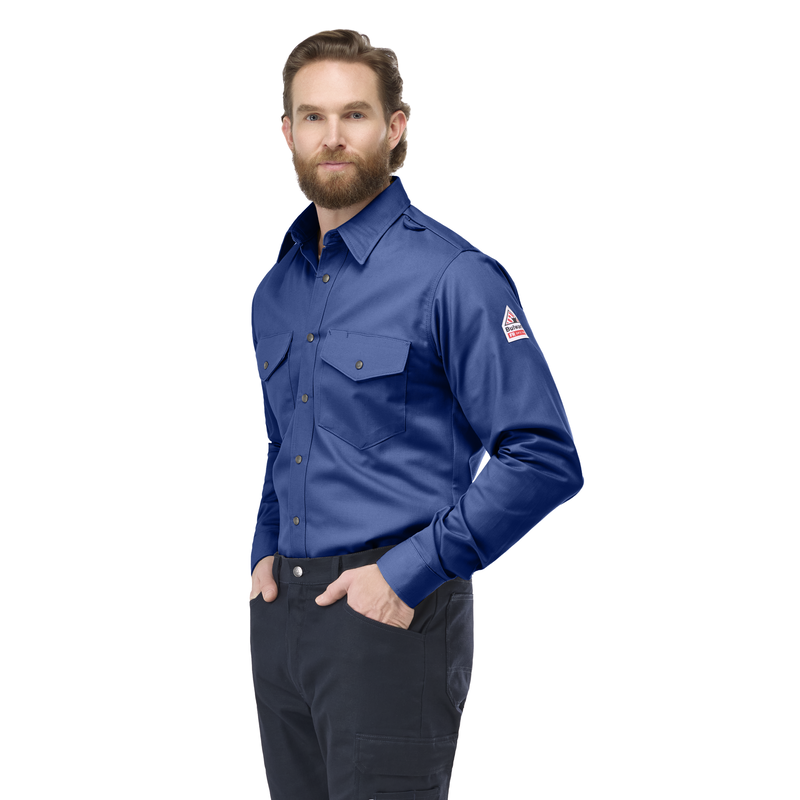 Men's Midweight Excel FR Snap-Front Uniform Shirt image number 2
