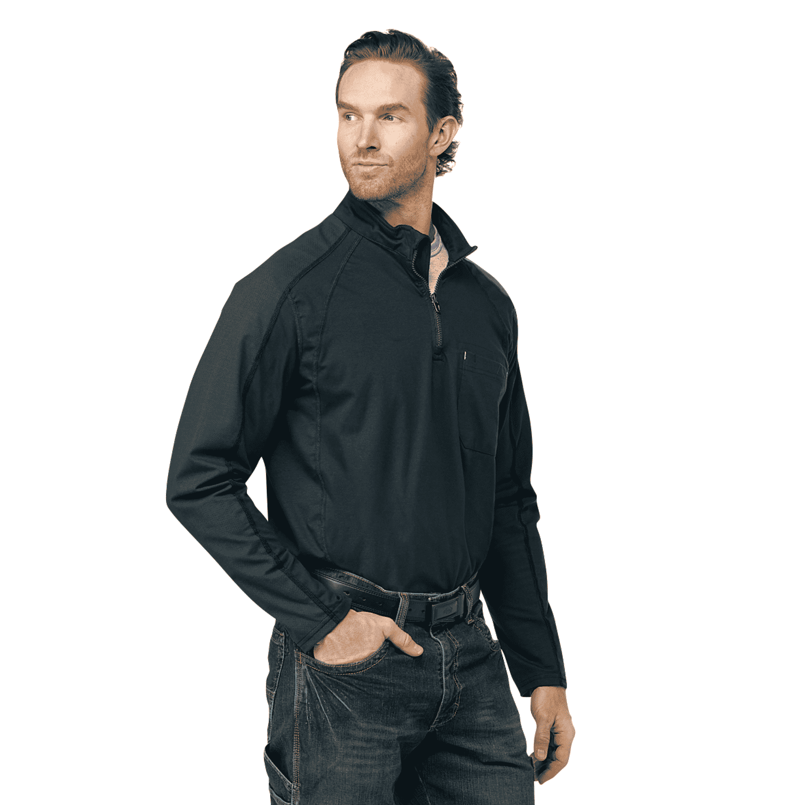 Men's 1/4 Zip Flex Knit
