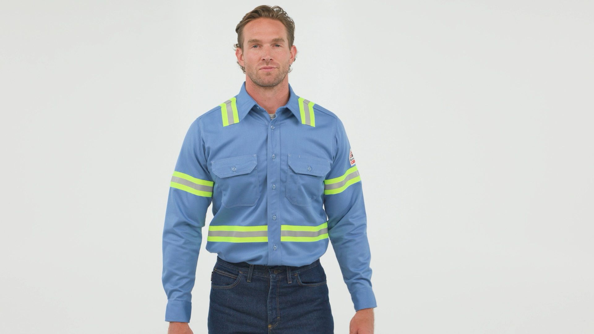 Men's Midweight FR Enhanced Visibility Uniform Shirt